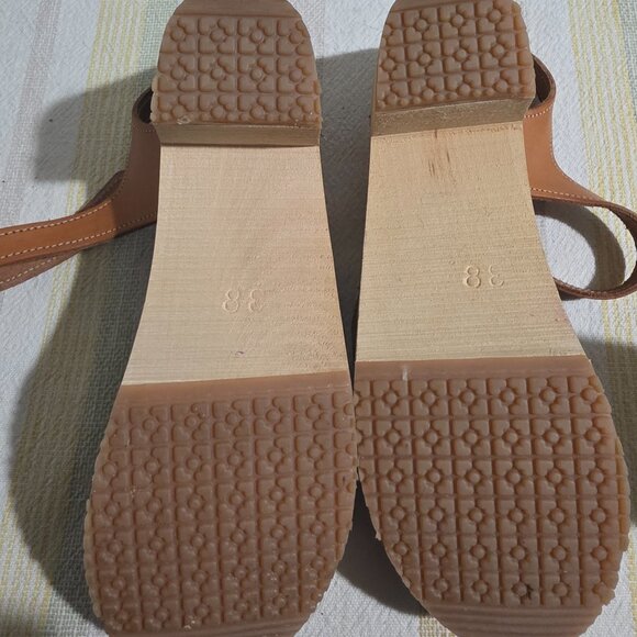 Sandgrens Swedish clogs - brown leather - 38 (7 or 7.5) - Picture 5 of 10